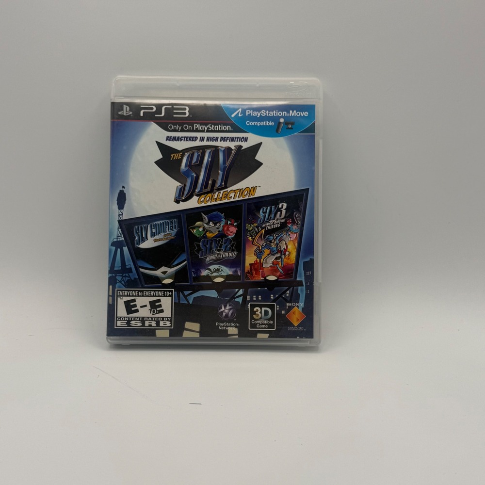 Sony The Sly Collection Video Game PS3 N/A Blue Excellent Remastered 3D Move